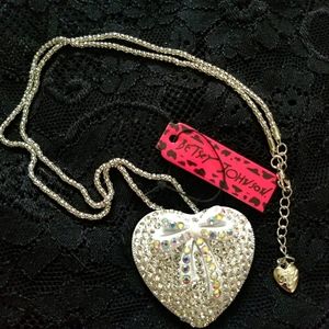 Betsey Johnson Heart Necklace